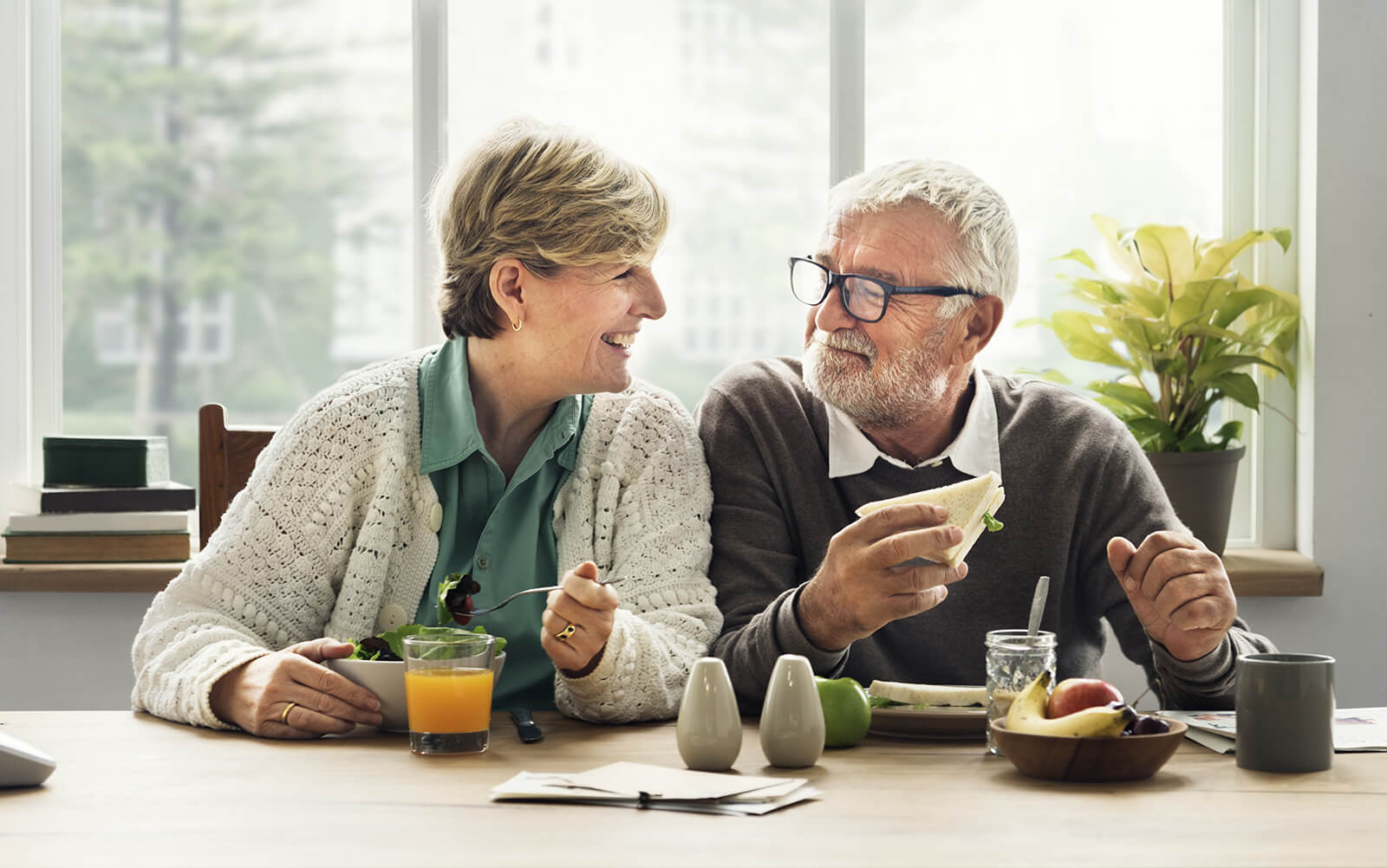 Happy couple enjoying retirement - pension planning success